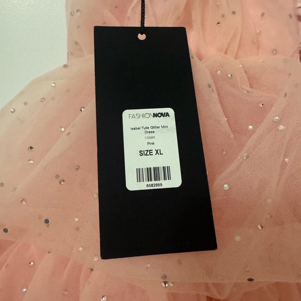 Fashion Nova Pink Glitter Mini Dress - Picture 7 of 11